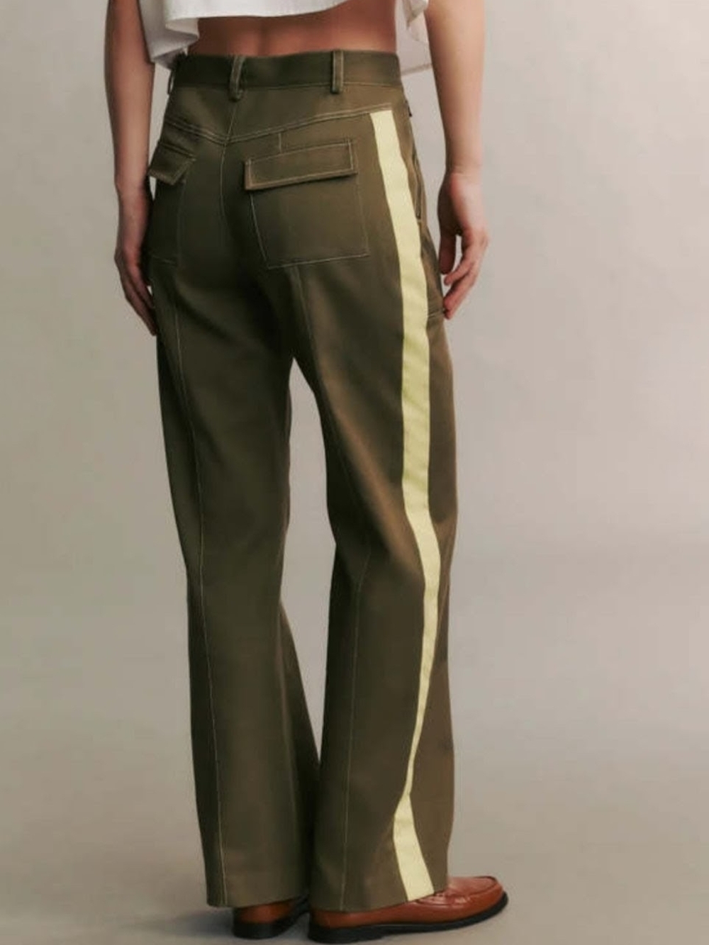 TWP Isa Cotton Cargo Pants - Size 0